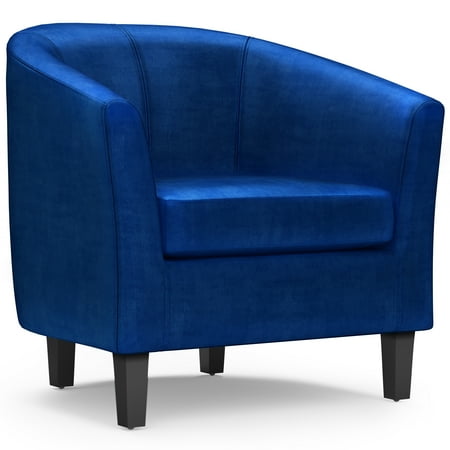 Simpli Home - Austin 30 inch Wide Tub Chair - Blue