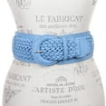 thumbnail image 2 of Women's 3" Wide High Waist Braided Fashion Stretch Belt, 2 of 3