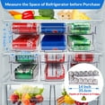 thumbnail image 5 of Oyajia Soda Can Organizer for Refrigerator with Removable Separator, Holds 12 Cans, BPA-Free, Clear, 5 of 11