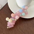 thumbnail image 1 of Fiudx Aro El Pelo, Diadema de Goma Suave, Resistente, con Cable de Teléfono, Ideal para Duchas de Piscina, Estilo para Niñas y Mujeres, Suave para El Cabello, Diseño Multicolor., 1 of 4