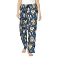 thumbnail image 1 of Bingfone Winter Animal Friends Pattern Pajamas for Women,Pajama Pants with Pockets-X-Large, 1 of 6