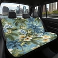 thumbnail image 7 of Chririnla Tropical Hibiscus Palm Pattern Protects Against Dirt Rear Bench Seat Covers for Interior Car Interior, Elastic Rear Seat Covers Non-Slip Car Rear Seat Covers, 7 of 7
