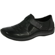 Rieker Women's Celia Black Slip-On Loafer - L1763-00, Size 38 EU