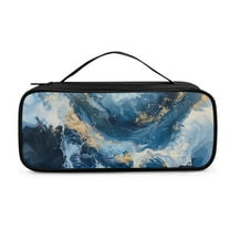 Jiueut Marble Print Stethoscope Storage Bag Storage Carrying Bag for Nurse Accessories Case for Stethoscope with Extra Room Stethoscope Bag with Carrying Handle