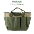 thumbnail image 2 of 600D Oxford Fabric 8 Sides Multi Pocket Tote Garden Tools Storage Handle Tools Organizer Storage Bag Portable, 2 of 9