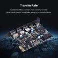 thumbnail image 1 of Tarjeta Usb 3.0 Pci Express Placa PCI Express USB 3.0 SATA de 15 pines/20 pines Compatible con Windows XP/Vista/7/8, 1 of 8