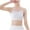 White, variant on CYRBOKO Girls' Sports Bra Top, Comfortable Breathable Lightweight Cotton Soft Teen Girls Bras Beige Size L