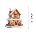thumbnail image 2 of YIKA 5 PCS Christmas Snow House 2D Acrylic Pendant - Coffee Cup Themed Ornament For Car Interior Backpack Window Door & Christmas Tree Decor, Holiday Home Hanging Decoration E, 2 of 7