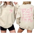 thumbnail image 3 of Living Proof of a Loving God Sweatshirt – Double Sided Retro Christian Sweater, Jesus Streetwear, Bible Verse Faith Based Gift for Men and Women, 3 of 7