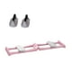 thumbnail image 2 of Equipo de ejercicio para piernas, plegable, resistente, para uso doméstico, ejercitador de músculos del suelo pélvico. Rosa, 2 of 9