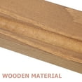 thumbnail image 2 of CRAFTHROU Support de Disques de Table Solution de Rangement pour Vinyle Bois Brun Clair 1 Ensemble, 2 of 6