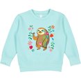 thumbnail image 2 of Inktastic Sloth Cute for Girls Toddler Sweatshirt, 2 of 4