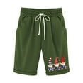 thumbnail image 1 of COM1950s Pantalons Décontractés pour Femmes, Shorts avec Poches pour Femmes, Taille Élastique Imprimée pour Femmes avec Poches Décontractées Demi-Shorts, Shorts Décontractés pour Femmes, Shorts Décontractés pour Femmes, 1 of 3