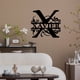 thumbnail image 3 of Fiudx Letrero Metálico con Nombre, Diseño Personalizado de Monograma con Letras Divididas, Acero con Recubrimiento En Polvo, Decoración Versátil para El Hogar, Ideal para Sala de Estar o Jardín, Rega, 3 of 4