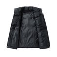 thumbnail image 5 of Dwelliawo Men's Vest Padded Jacket Loose Warm Puffer Vests Winter Lightweight Quilted Coats Outdoor Travel Stand-Up Collar Coat Black 2XL, 5 of 8