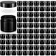 thumbnail image 1 of Frascos de vidrio Domensi, 72 unidades, 60 ml, con tapas, tamaño de viaje, negros, 1 of 6