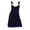 Navy, variant on Ujnder Women's Nightgown Sleeveless Long Chemise Summer Full Sleep Dress Black L