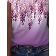 thumbnail image 3 of Gvmfive Women Plus Size Short Sleeve V Neck Lace Tops Tunic Blouse, 3 of 3