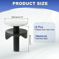 thumbnail image 2 of Uxcell 2" Kitchen Sink Hole 6 Pcs Stainless Steel Faucet Hole Covers, 2 of 6