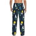 thumbnail image 3 of Fotbe Space and Animals Men's Pajama Pants,Sleepwear Pants,Pj Bottoms Drawstring And Pockets-X-Large, 3 of 9