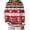 Red, variant on Lorytime Oversized Fleece Hoodies for Women Christmas Snowflakes Stripes Sweatshirt Long Sleeve Pullover with Pocket Tops