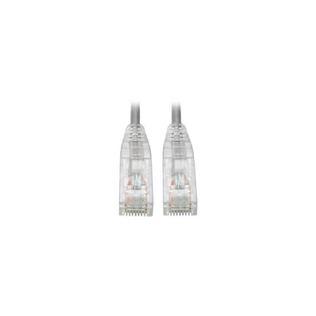 UPC: 0037332224934 | Tripp Lite Cat6 Gigabit Patch Cable Snagless UTP RJ45 Molded Slim Gray 2ft (N201-S02-GY)