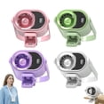 thumbnail image 2 of 2026 Car Air Conditioner Fan with LED Display, 360° Rotation 199 Speed Adjustable USB Rechargeable Personal Coolin Fan, Portable Mini System for Auto Vehicle Travel(Purple), 2 of 4