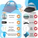 thumbnail image 3 of Carpa de Playa Happy Travel con Protección UV UPF 50+ para 6 Personas, 3 of 7