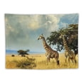 thumbnail image 5 of Nawypu Fabric 7x5ft Giraffe Backdrop Africa Safari Landscape Photography Background Giraffe Birthday Kenya Party Decorations Banner Photo Booth Props Wildlife Animals Zoo, 5 of 6