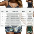 thumbnail image 3 of Stamzod Plus Size Women's Tankini Swimsuits V Neck Ribbed Tankini Top with Swim Shorts Two Piece Summer Bathing Suit for Women Navy XXL, 3 of 5