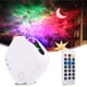 thumbnail image 1 of Proyector de cielo estrellado 4 en 1, lámpara de proyección de nebulosa y luna con rotación de 360°, control remoto RF y altavoz Bluetooth, luz nocturna LED para decoración, regalo de Navidad [Clase], 1 of 5