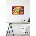 thumbnail image 6 of DC Comics TV - DC Superhero Girls - League Wall Poster, 14.725" x 22.375", Framed, 6 of 6