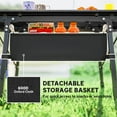 thumbnail image 3 of Outsunny 3ft Portable Camping Table, Adjustable Height Aluminum Small Folding Table with Storage Bag, Black, 3 of 9