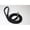 Stainless Steel, variant on Dean & Tyler Braided Leather Dog Leash with Rolled Handle Comfort Braid Black 5.5 ft Solid Brass