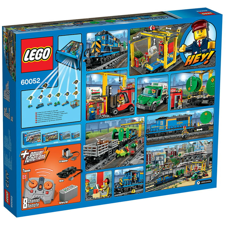 blotte Tårer modnes LEGO City Trains Cargo Train 60052 - Walmart.com