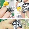 thumbnail image 4 of 5Pcs 3D Animal Shape Rings Simulation Animal Finger Rings Creative Stereo Animal Ring Animal Model Toy for Women Men (Random Style), 4 of 5