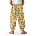 thumbnail image 4 of DISNIMO Sunflower Flower Bloomers Pants for Girls Bloomer Harem Pants Girls 8-12 Long Pants Kids Girls Sweatpants Loose Leg Yoga Pants for Girls Casual Joggers for Kids Beach Pants Harem Bloomers, 4 of 7