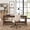 Walnut, variant on BALANBO Farmhouse Executive Writing Desk with Drawers, Wood Computer Desk for Home Office, Large Rustic Workstation, Natural