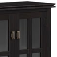 thumbnail image 5 of Simpli Home Artisan 30 inch Wide Solid Wood Contemporary Low Storage Cabinet in Hickory Brown, 5 of 11