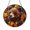 Acrylic 3.5 Inch, variant on Cozy Fall Fluffy Brown Bear Suncatcher Hanging Accent For Room Sun