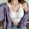 thumbnail image 3 of Las mujeres atan para arriba el sujetador deportivo Sexy Crossover Yoga Running Ejercicio Gym Workout Fitness Tank Top Adepaton BST2000973-1, 3 of 5