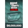 Grand Theft Auto Online - Megalodon Shark Cash Card, Rockstar Games, PC, [Digital Download], 818858023191