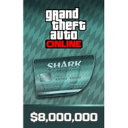 Grand Theft Auto Online - Megalodon Shark Cash Card, Rockstar Games, PC, [Digital Download], 818858023191