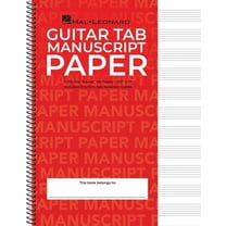 Guitar Tablature Manuscript Paper Wire-Bound Blank Sheet Music Book 11 Tablature Staves Per Page for Guitarists and Comp, (Spiral-Bound)