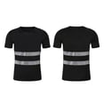 thumbnail image 5 of Bibifish Mens T-Shirts Slim Fit Crew Neck Short Sleeve Stripe Print Tshirts Summer Casual Athletic Lightweight Tees, 5 of 5