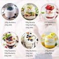thumbnail image 5 of Probiotic Yogurt Maker, Probiotic Yogurt Maker with Adjustable Temperature & Time Control, 1400 ML Ultimate Yogurt Maker with 8 Pcs Glass Jars, Comes with a European to American converter, 5 of 7