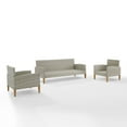 thumbnail image 3 of Capella Outdoor Wicker 3 Piece Sofa Set, 3 of 14