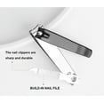 thumbnail image 2 of Nail Care Revolution: Professional Stainless Steel Clippers, Ultra-Sharp Blades for Effortless Trimming, Comfortable Handle Ensuring Control and Precision, Portable Design for, 2 of 7