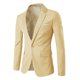 thumbnail image 1 of Mens Slim fit Blazer Business Wedding Solid Color Suit Jacket, 1 of 5