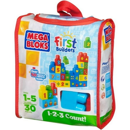Mega Bloks Build 'n Learn 1-2-3 Count! First Builders Play Set